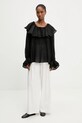 Answear.LAB bluzka WA25.BDD048 czarny WA25
