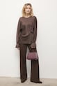 Answear.LAB bluzka BL723.iak brązowy WA25