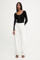 Answear.LAB longsleeve IVVI.33.TOS negru WA25