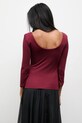Odzież Answear.LAB longsleeve LF.716775.TOS bordowy