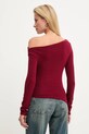 Odzież Answear.LAB longsleeve 16527.TOS bordowy