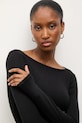 Answear.LAB longsleeve negru dv.hit.sng.tak