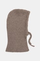 Answear.LAB kominiarka z wełną merino balaklava beżowy WA25