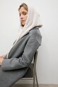 Answear.LAB kaptur z wełną balaklava2 beżowy