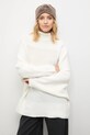 Answear.LAB opaska z wełną merino beżowy 2305005-016