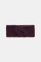 Answear.LAB opaska z wełną merino 2305005-016 bordowy WA25