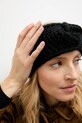 Answear.LAB opaska z wełną czarny 2305005-016