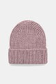 Answear.LAB czapka z wełną WA25-CDD001 fioletowy WA25