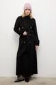Answear.LAB czapka z wełną WA25-CDD001 fioletowy