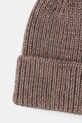 Answear.LAB czapka z wełną brązowy WA25-CDD001