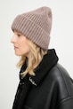 Answear.LAB czapka z wełną WA25-CDD001 brązowy