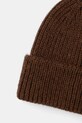 Answear.LAB czapka z wełną brązowy WA25-CDD001