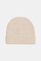 Answear.LAB czapka wełniana wełna beżowy WZ24-CAD00J.cms