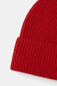 Answear.LAB czapka wełniana czerwony WZ24-CAD00J.cms