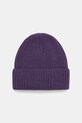 Answear.LAB czapka wełniana WZ24-CAD00J.cms fioletowy WA25