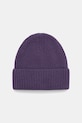 Answear.LAB czapka wełniana WZ24-CAD00J.cms fioletowy WA25