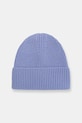 Answear.LAB czapka wełniana wełna niebieski WZ24-CAD00J.cms