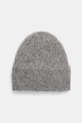 Answear.LAB czapka kaszmirowa wełna szary WZ24-CAD00M.cms