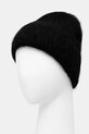 Answear.LAB czapka kaszmirowa WZ24-CAD00M.cms czarny WS26