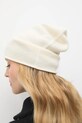 Answear.LAB czapka wełniana beżowy 113.cms