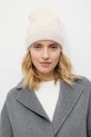 Answear.LAB czapka wełniana wełna biały LL6.cms