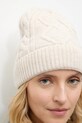 Answear.LAB czapka wełniana LL6.cms biały