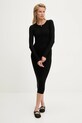 Answear.LAB sukienka i kardigan L1593 czarny WA25