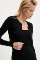 Answear.LAB sukienka i kardigan L1593 czarny