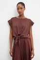 Answear.LAB komplet z lnem 5343.5344.IOS brązowy WA25