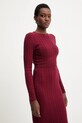 Answear.LAB sweter i spódnica MC7575.fh bordowy WA25