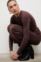 Answear.LAB sweter i spódnica MC7575.fh brązowy