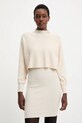 Answear.LAB sukienka i sweter MC7291.fh beżowy