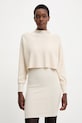 Answear.LAB sukienka i sweter MC7291.fh beżowy