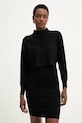 Answear.LAB rochie si pulover MC7291.fh negru