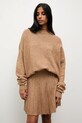 Answear.LAB sweter i spódnica 1001.TOS beżowy WA25