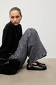 Кожаные тапочки Answear.LAB чёрный 19694