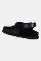 Answear.LAB papuci din piele negru 19694