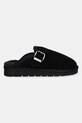 Answear.LAB kapcie zamszowe AW25.9 czarny WA25