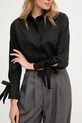 Answear.LAB koszula z elastanem czarny 93075a