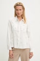 Bavlněná košile Answear.LAB jemný vzor bílá MT520