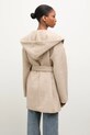 Îmbrăcăminte Answear.LAB palton de lana WA25.KPD003 bej