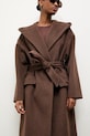 Μάλλινο παλτό Answear.LAB καφέ WA25.KPD004