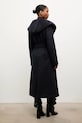 Answear.LAB palton de lana bleumarin WA25-KPD009