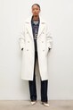 Вовняне пальто Answear.LAB WA25-KPD013 білий WA25