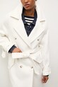 Вовняне пальто Answear.LAB білий WA25-KPD013