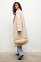 Odzież Answear.LAB płaszcz WA25-KPD018 beżowy