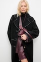 Answear.LAB płaszcz WA25-KPD019 czarny