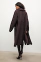 Answear.LAB palton WA25-KPD020 burgundia