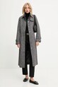 Answear.LAB kabát PK9005 szürke WA25