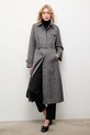 Answear.LAB kabát PK9005 szürke
